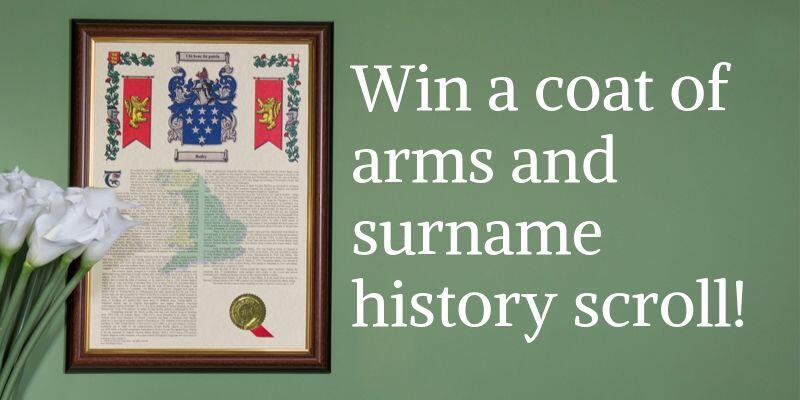 Win a Coat of Arms and Surname History Scroll