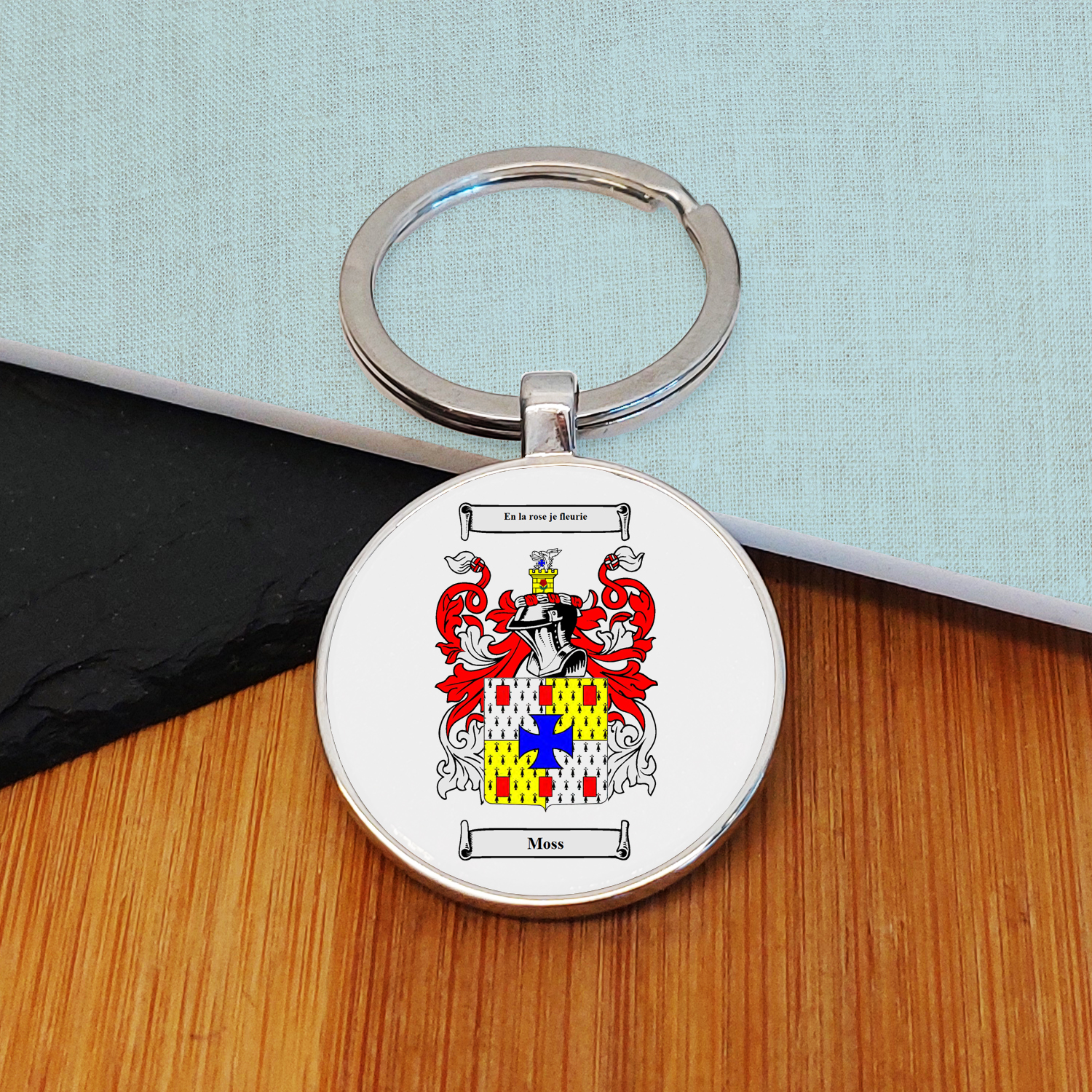 Family Crest and Coat of Arms Keyring