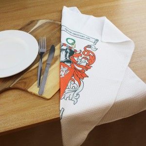 Tea Towel with coat of arms